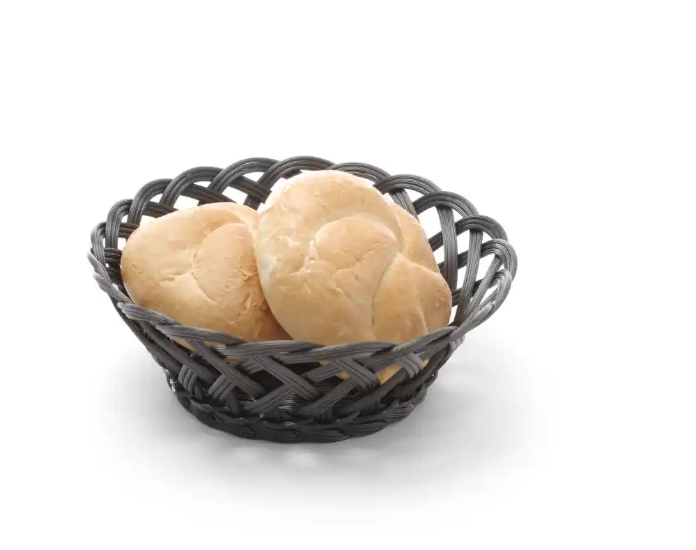 Geweven Mand Rond - 200x200x(H)65mm Voordeelprijs
