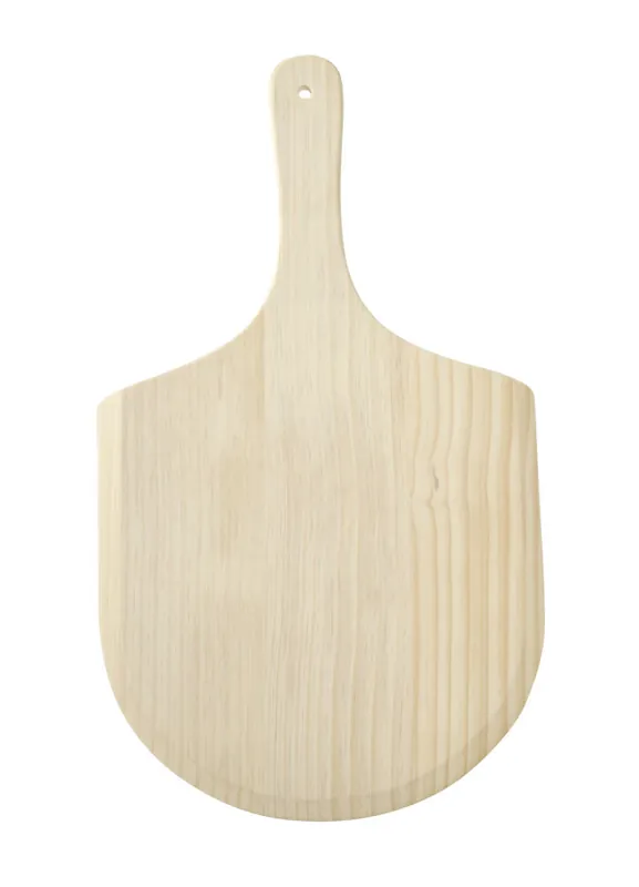 Pizza Plank Met Handvat - Duurzaam Hout - 535x305x(H)10mm Op = Op