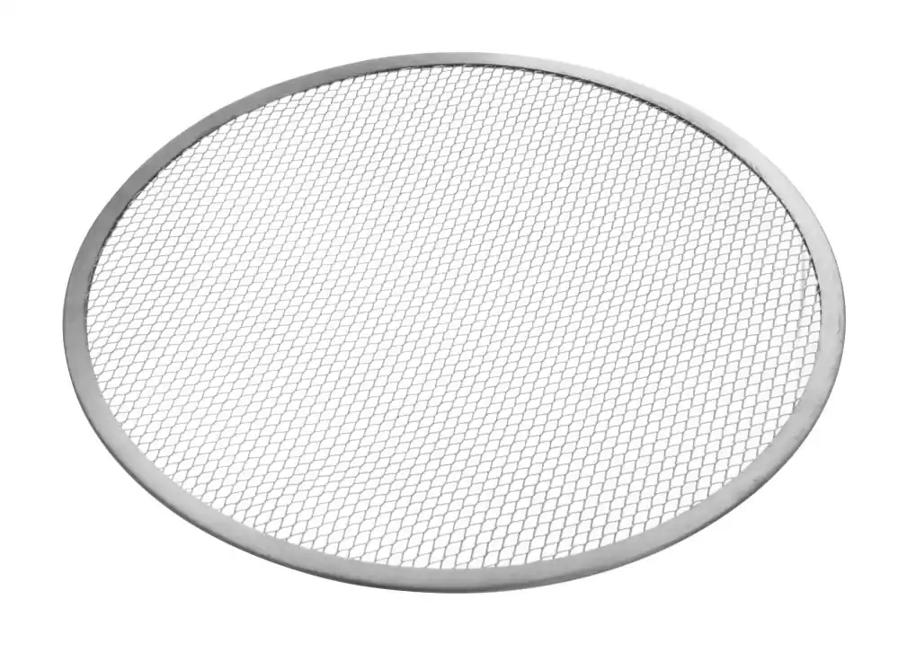 Beperkte Voorraad Pizzaplaat Met Gaasbodem - Aluminium - Ø250mm