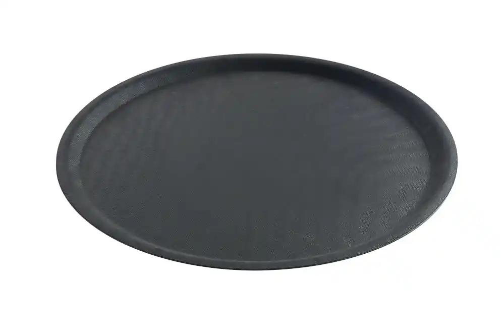 Favoriet Dienblad Rond Zwart - Antislip Laag - Schok - Breukbestendig - Ø500mm
