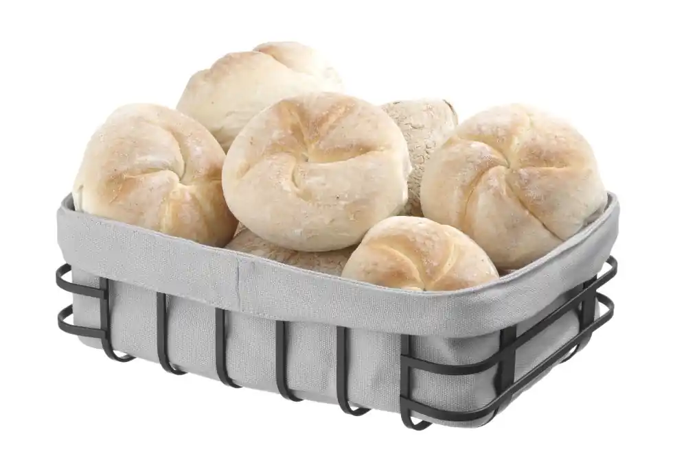Broodmandje Met Wasbare Zak - Rechthoekig Model - 250x180x(H)85mm Bestel Nu