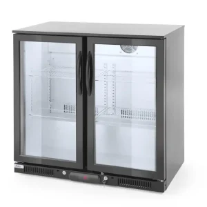 Barkoelkast 2 Deuren - 228 Liter - 4 Verchroomde Schappen - 900x500x(H)900mm Populair