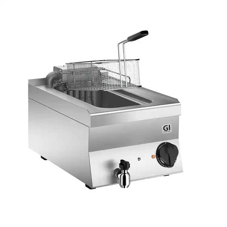 650 HP Elektrische Friteuse Extra 10 Liter - 9 kW - 400x650x(H)295mm Exclusieve Aanbieding