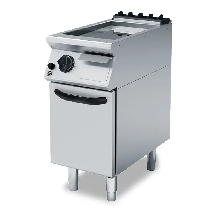 700 HP Gasbakplaat Gladde RVS Plaat - 7 kW - 400x730x(H)250mm Koop Vandaag