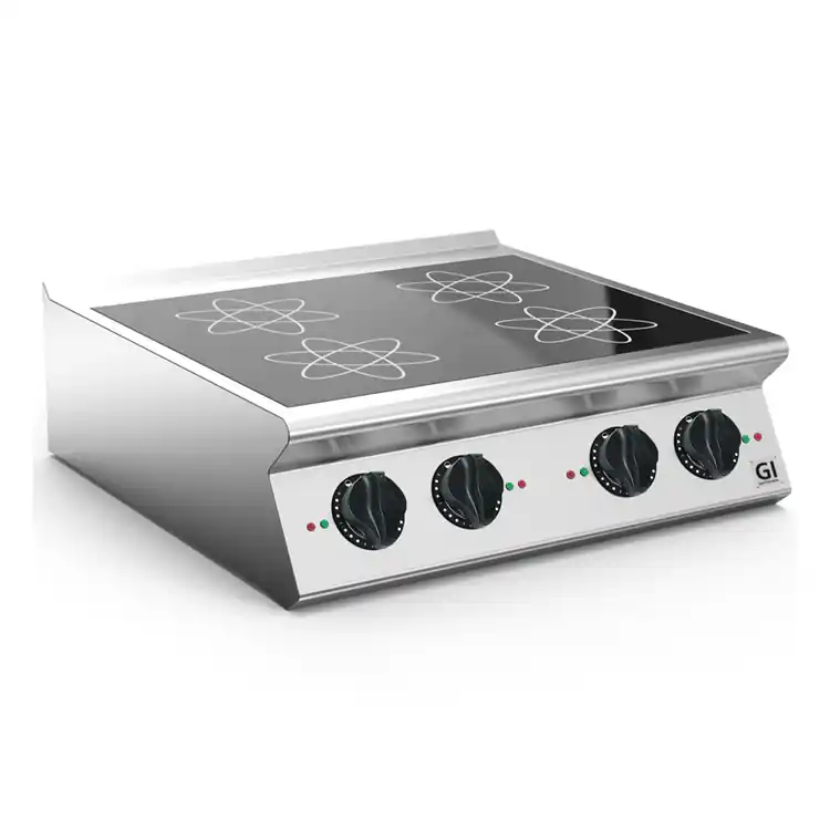 Populair 700 HP Inductie Wok - 1 Kookzone - 5 kW - 400x730x(H)250mm