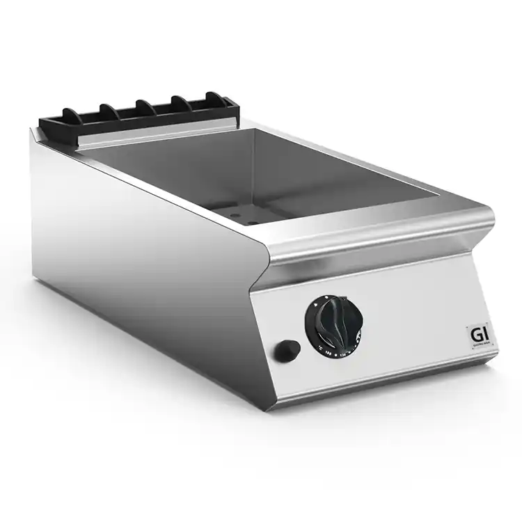 700 HP Gas Bain-Marie + Tapkraan - GN1/1 150mm Diep - 3 kW - 400x730x(H)250mm Koopje