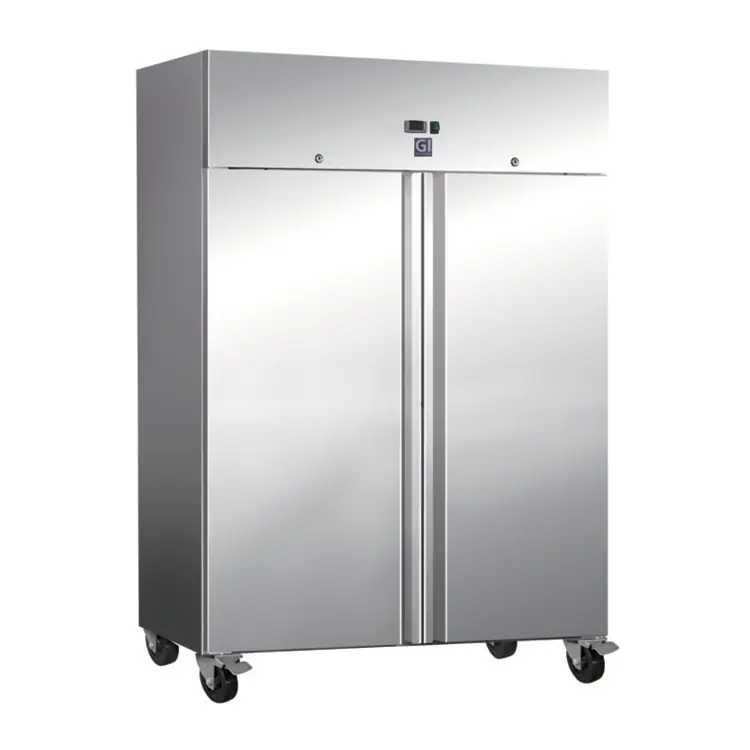 Koop Online RVS Vriezer 1200 Liter - Statisch Met Ventilator - 1340x800x(H)2010mm