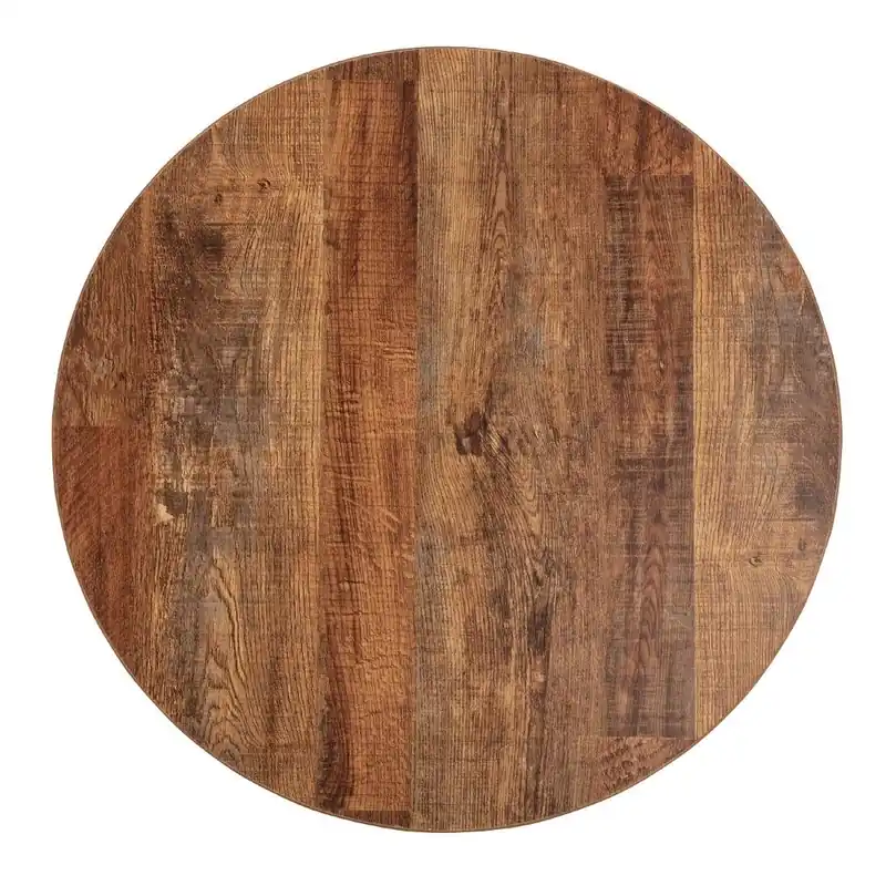 Rond Tafelblad Urban Dark - Gelamineerd Spaanplaat - Ø600x(H)48mm Finale Uitverkoop