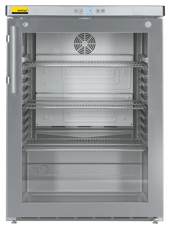 Circulatie Bedrijfskoelkast - Glazen Deur - UKU 165 I- G - 141 Liter - 600x615x(H)830mm Merkproduct
