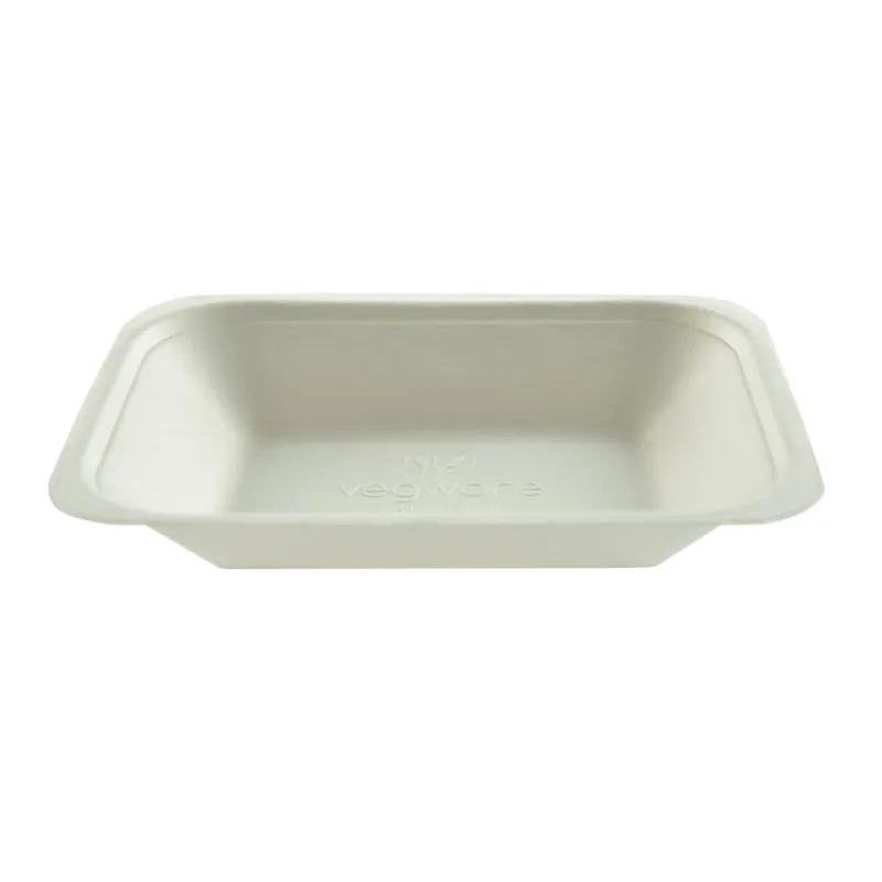Composteerbare Bagasse Fritesbakjes - 130x175x(H)32mm - 500 Stuks Betaalbaar
