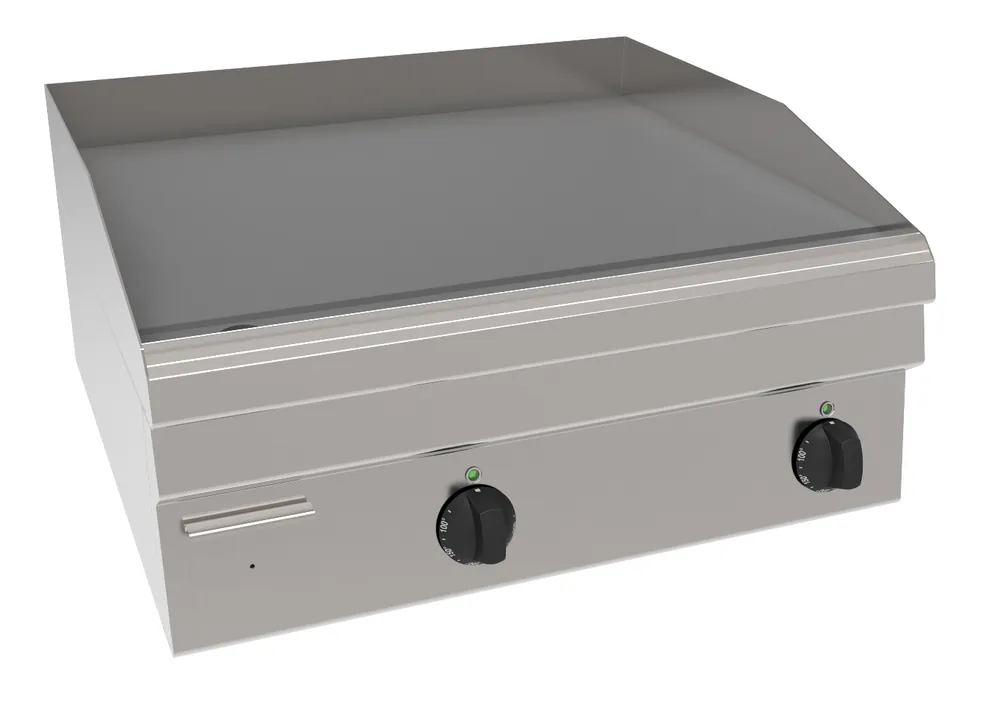 Direct Beschikbaar Elektrische Bakplaat EBP6 / GL-700T - Gladde Plaat - 7,8 kW - 700x600x(H)300mm