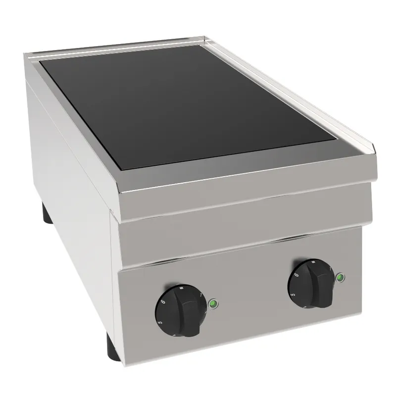 Direct Beschikbaar Infrarood Ceranfornuis CH6 / 2KFT - 2 Kookzones - 4,3 kW - 350x600x(H)300mm