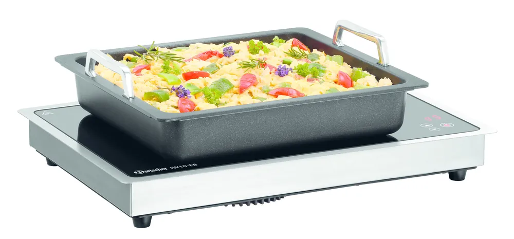 Flitsaanbieding Inductiewarmhoudplaat - Inbouw Mogelijk - 1 kW - 490x345x(H)67mm