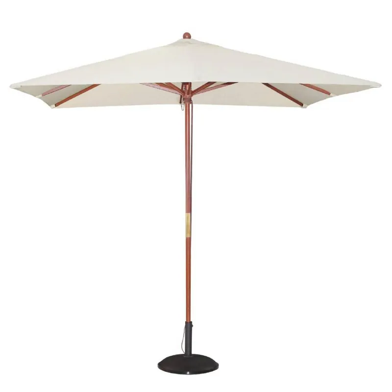Premium Vierkante parasol - 2,73x2,5x2,5m - Katrolsysteem - Verkrijgbaar in 4 kleuren