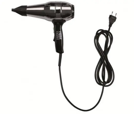 Hete Deal Hotel Haardroger RVS - Kabel 4m met Stekker - 1300W - 2 Standen