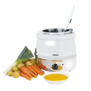 Koopje Soepketel RVS 9 Liter - 400W - Ø340x(H)370mm