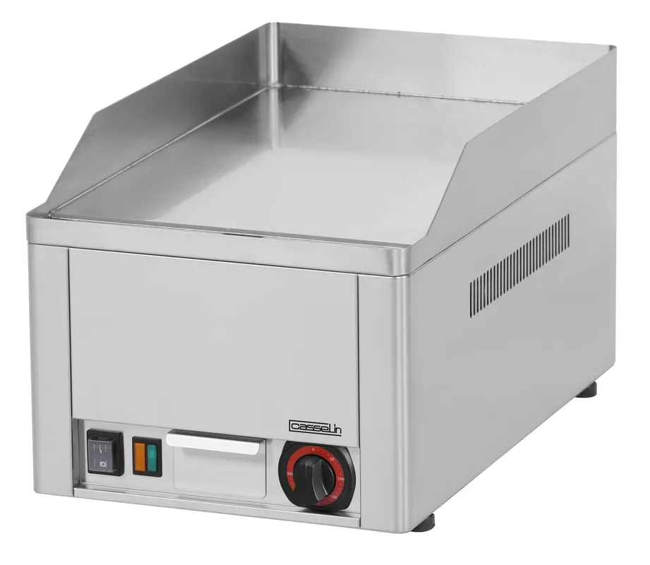 Elektrische Bakplaat - Chroom - 3 kW - 330x540x(H)220mm Flitsaanbieding