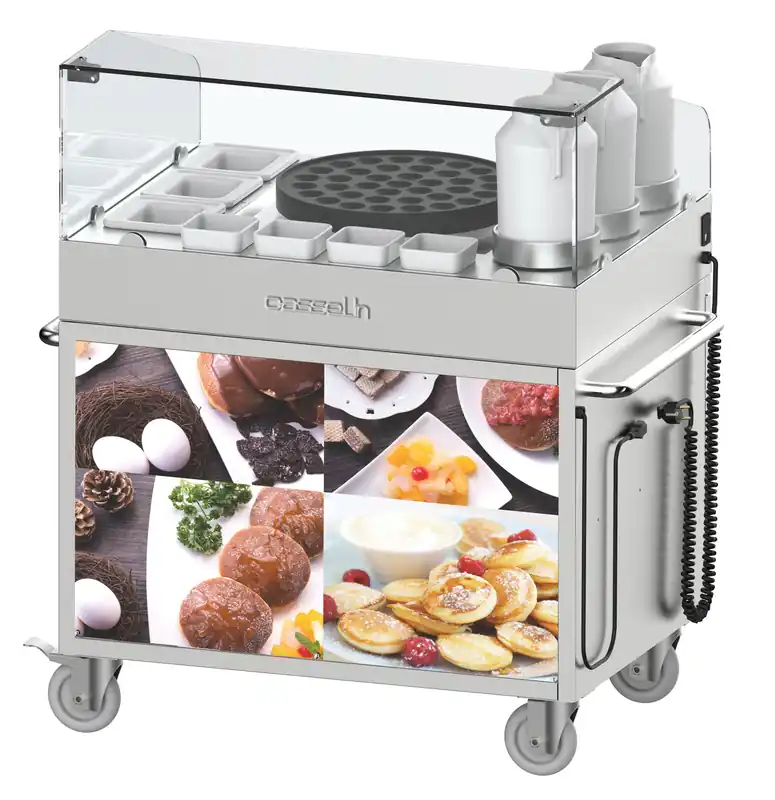 Trolley Geschikt voor de CAPF Poffertjes Maker - 1036x675x(H)1150mm Beperkte Voorraad