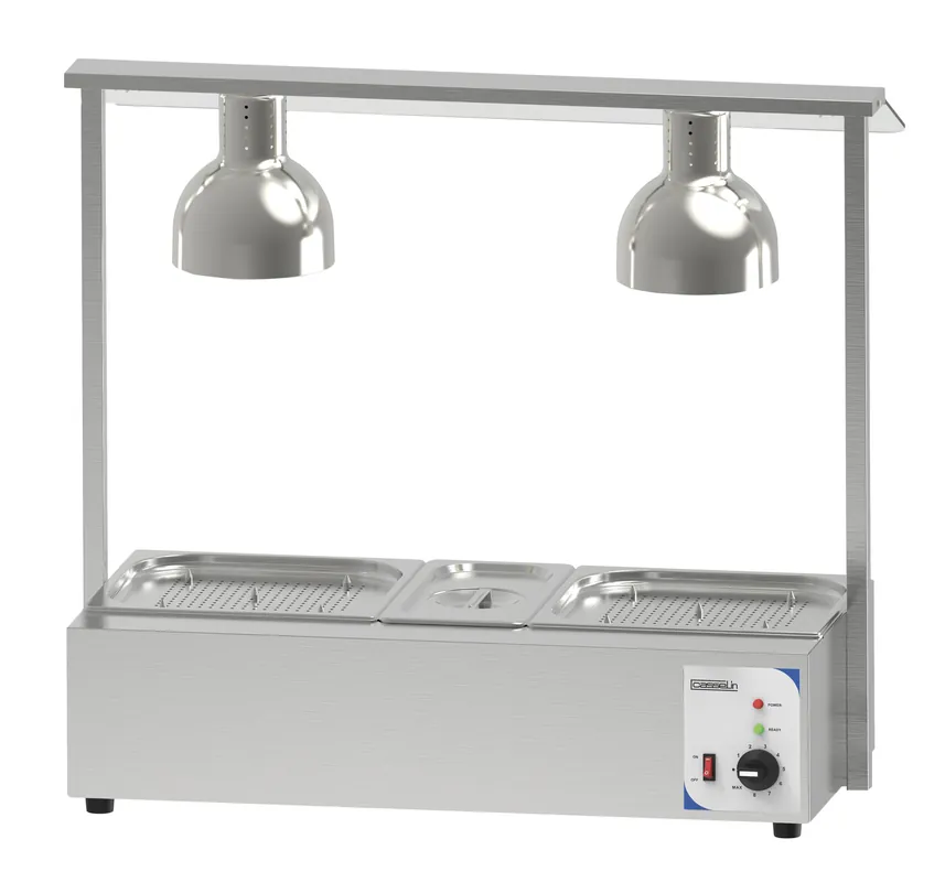 Direct Beschikbaar Dubbele Verwarmde Snij Station Met Bain Marie - 970x445x(H)862