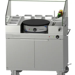 Trolley Verrijdbaar voor de Crepe Maker Serveerstation 40 - 903x625x(H)1150mm Alleen Vandaag