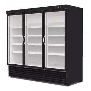Wandkoeling Zwart/wit - 3 Glazen Deuren - CVC-2003 - 2035x810x(H)2040mm Meest Verkocht