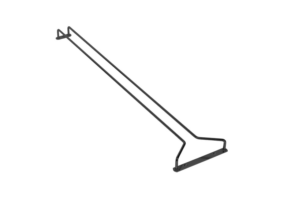 Koopje Glazenrek zwart - 300x110mm - 2 stuks