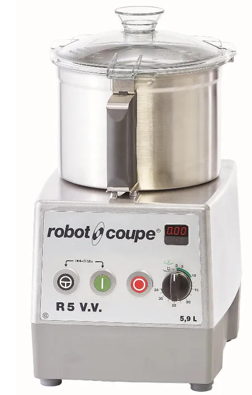 Koop Vandaag Robot Coupe Cutter R5 V.V. - 5,9 Liter - Tafelmodel - Snelheid: 300 - 3.500RPM