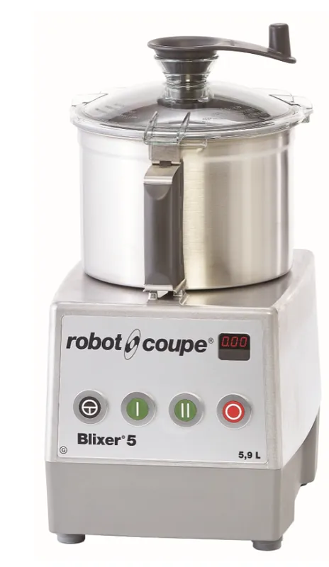 Robot Coupe Cutter 5 - 2V - 5,9 Liter - Tafelmodel - Snelheid: 1.500 - 3.000RPM Express Levering