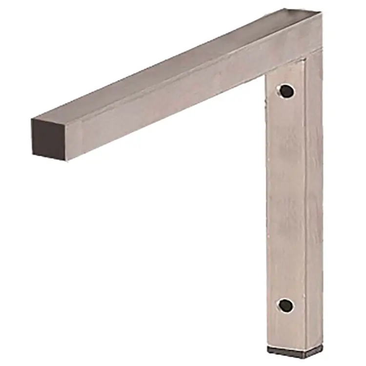 RVS muursteun (40x40mm) voor werkblad 700mm diep Speciale Aanbieding