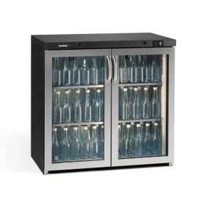 Meest Verkocht Flessenkoeling 2 Klapdeuren - Chroomstaal - Gamko MG3/250GCS - 250L - 900x576x900/910mm