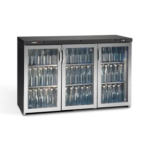 Meest Verkocht Flessenkoeling 3 Klapdeuren - Chroomstaal - Gamko MG3/315GCS - 315L - 1350x576x900/910mm