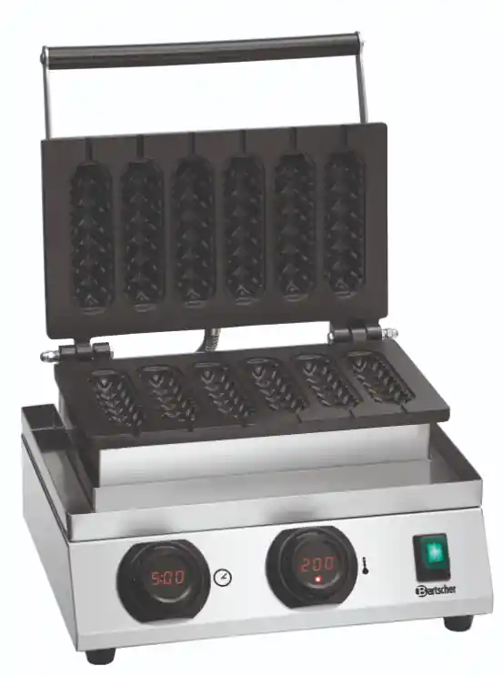 Nieuw Wafelijzer MDI Lolly 600 - Gecoat Aluminium - Ronde Lolly - 1,8 kW - 365x380x(H)245mm