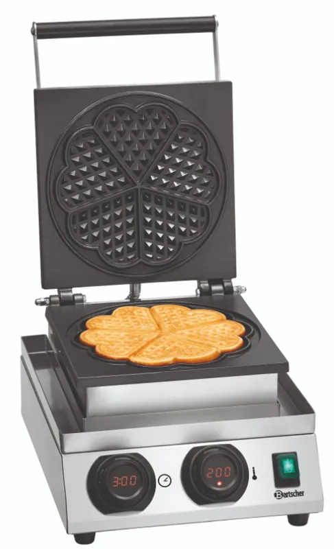 Shop Nu Wafelijzer - Gecoat aluminium - Hartvormige wafels