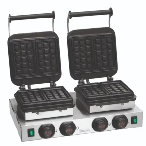 Dubbel wafelijzer MDI 2BW160-101 - 4,4kW - 600x455x(h)250mm Bestseller