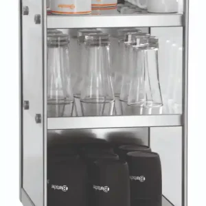 Kopjesverwarmer TA1440 - 3 Verwarmde Plateaus - 0,3 kW - 300x415x(H)540mm Betaalbaar