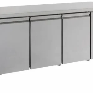 Korting Koelwerkbank - RVS - 3 deurs - 180x70x(h)85cm