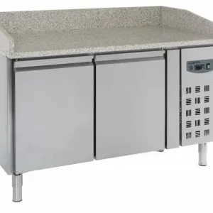 Pizzawerkbank - RVS - 2 deurs - 151x80x(h)100cm Bestel Nu