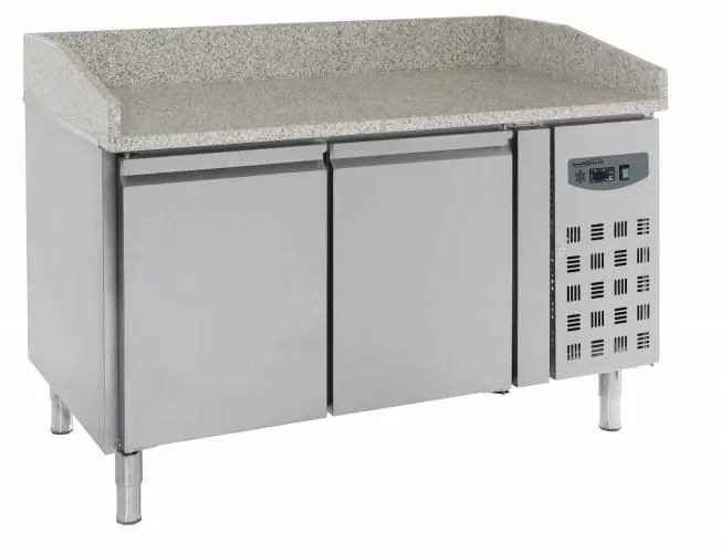 Pizzawerkbank - RVS - 2 deurs - 151x80x(h)100cm Bestel Nu