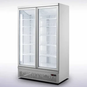 Veilige Betaling Horeca Koelkast - 2 Glazen Deuren - JDE-1000R - 1253x710x(H)1997mm