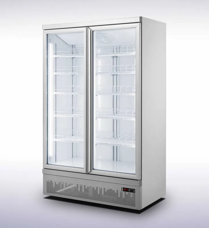Veilige Betaling Horeca Koelkast - 2 Glazen Deuren - JDE-1000R - 1253x710x(H)1997mm
