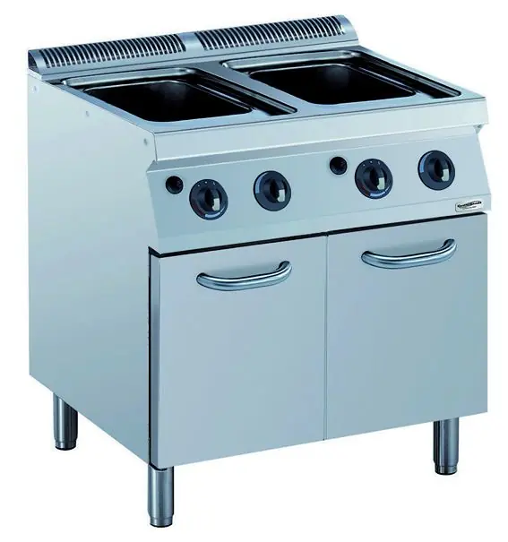 Nieuw gas pastakoker - 21 kW - 800x700x(h)850mm