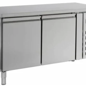 Bakkerskoelwerkbank - 2 deurs - 151x80x(h)86cm - Roosters 600x400mm Beperkte Voorraad