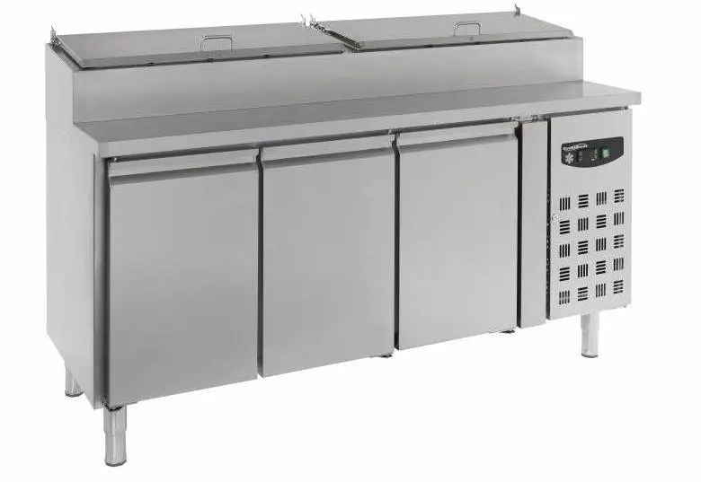 RVS Saladette - 3 Deurs - 8x 1/3GN Pan - 1795x700x1085(h)mm Goedkoop