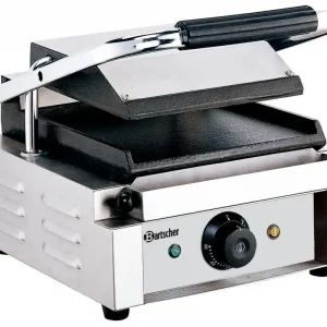 Elektrische contact grill - Glad/Glad - 29x37x(h)20 - 1800W Weekendaanbieding