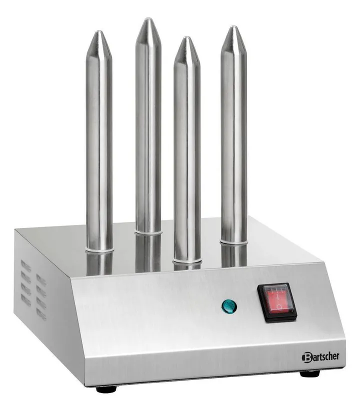 Hotdog-Spiestoaster met 4 Toasttangen - 190 W - 240x280x(H)310mm Nieuw