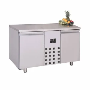 RVS diepvriestafel - 2 deuren - 1300x700x(h)850mm Betaalbaar