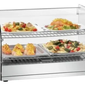 Superprijs Warmhoudvitrine 45 Liter - 800W - 30 tot 90 °C - 640x460x430(h)mm