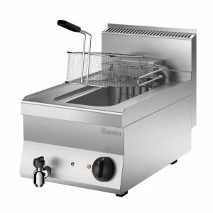 Friteuse Elektrisch - Uitklapbaar Element - 10L - 400V - 9kW - 400x650x(H)295mm Direct Verzonden