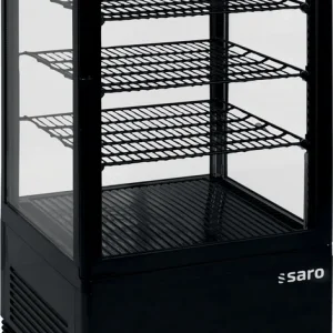 SARO Mini-koelvitrine 70 liter model SC 70 zwart Premium
