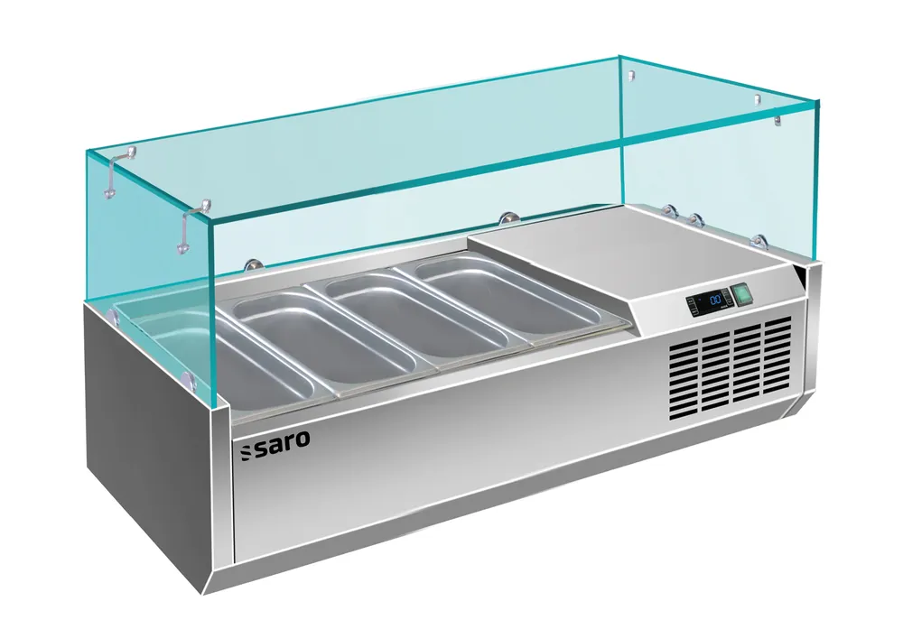SARO Opzet koelvitrine - 1/3 GN, model VRX 1200/380 Bestel Nu